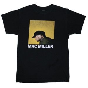Mac Miller Mens T-Shirt Short Sleeve Portrait Black small 2018